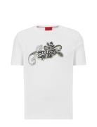 Dulive_U233 Designers T-Kortærmet Skjorte White HUGO