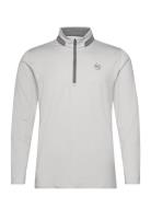 Lightweight 1/4 Zip Sport Sweatshirts & Hoodies Sweatshirts Grey PUMA Golf