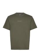 Code Surplus Logo Tee Tops T-Kortærmet Skjorte Khaki Green Superdry