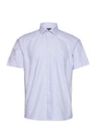 Bs Jarette Modern Fit Shirt Tops Shirts Short-sleeved Blue Bruun & Stengade