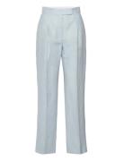 Charles - Solid Linen Bottoms Trousers Suitpants Blue Day Birger Et Mikkelsen