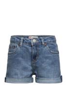 Levi's Cuffed Girlfriend Shorts Bottoms Shorts Blue Levi's