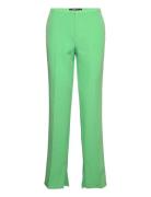 Jane Mid Waist Trousers Bottoms Trousers Straight Leg Green Gina Tricot