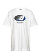 Essentials Reimagined Graphic Cotton Jersey Short Sleeve T-Shirt Sport T-Kortærmet Skjorte White New Balance