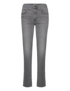 724 High Rise Straight Black S Bottoms Jeans Straight-regular Grey LEVI´S Women