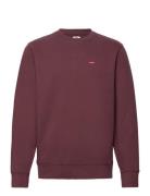 New Original Crew Decadent Cho Tops Sweatshirts & Hoodies Sweatshirts Burgundy LEVI´S Men