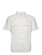 Ss Relaxed Fit Western Newman Tops Shirts Short-sleeved White LEVI´S Men
