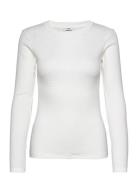 Pointella Tuba Top Tops T-shirts & Tops Long-sleeved White Mads Nørgaard