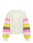 Vmvino Ls O-Neck Pullover Ga Boo Girl Tops Knitwear Pullovers Multi/patterned Vero Moda Girl