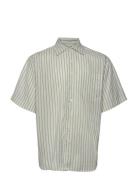 Shirt Over D Ss Stripe Tops Shirts Short-sleeved Green Schnayderman's