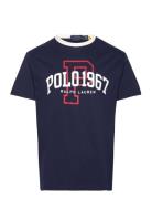 Classic Fit Logo Jersey T-Shirt Tops T-Kortærmet Skjorte Navy Polo Ralph Lauren