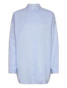 Rustyrs Shirt Tops Shirts Long-sleeved Blue Résumé