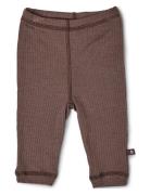 Legging, Rose Brown Drop Needle, Merino Wool Bottoms Leggings Brown Smallstuff