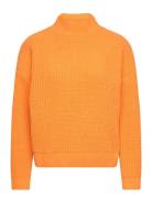 Vmkaia Ls Highneck Pullover Bf Tops Knitwear Turtleneck Orange Vero Moda