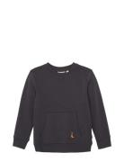 Pocket Sweatshirt Tops Sweatshirts & Hoodies Sweatshirts Black Tom Tailor