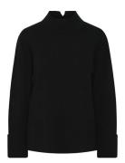 Yasemilie Highneck Knit Pullover S. Noos Tops Knitwear Turtleneck Black YAS