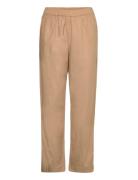 Alania Lyocell Blend Trouser Bottoms Trousers Straight Leg Beige French Connection