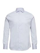 London Stretch Nano Shirt L/S Tops Shirts Business Blue Clean Cut Copenhagen