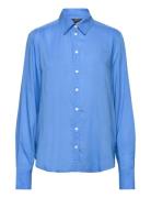 Shirt Lydia Tops Shirts Long-sleeved Blue Lindex