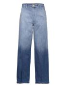 Jeans With Wide Legs And Press Fold - Petra Fit Bottoms Jeans Wide Blue Coster Copenhagen