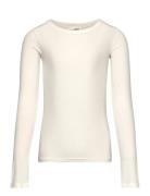 Petriciasy T-Shirt Long Sleeve Tops T-shirts Long-sleeved T-Skjorte White Sofie Schnoor Young