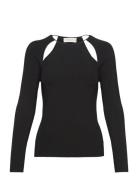 Cmnatacha-Pullover Tops T-shirts & Tops Long-sleeved Black Copenhagen Muse