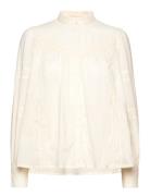 Shirt Tops Shirts Long-sleeved Cream Sofie Schnoor