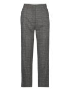 Classic Lady - Classic Wool Check Bottoms Trousers Suitpants Grey Day Birger Et Mikkelsen