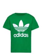 Trefoil Tee Sport T-Kortærmet Skjorte Green Adidas Originals