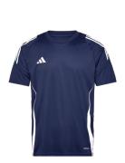 Tiro24 Jsy Sport T-Kortærmet Skjorte Navy Adidas Performance