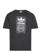 Camo Tongue Tee Sport T-Kortærmet Skjorte Black Adidas Originals