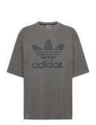 Washed Trf Tee Sport T-shirts & Tops Short-sleeved Black Adidas Originals