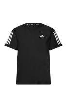 Own The Run T-Shirt Sport T-shirts & Tops Short-sleeved Black Adidas Performance