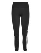 Adidas Dailyrun 3 Stripes 7/8 Leggings Sport Running-training Tights Black Adidas Performance