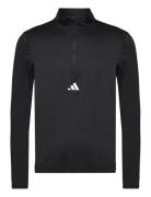 Wo Quarter Zip Sport Sweatshirts & Hoodies Sweatshirts Black Adidas Performance
