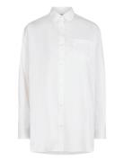 Bs Clarisse Regular Fit Shirt Tops Shirts Long-sleeved White Bruun & Stengade