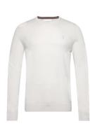 Bs Jupiter Regular Fit Knitwear Tops Knitwear Round Necks White Bruun & Stengade