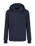 Jjebradley Sweat Hood Noos Jnr Tops Sweatshirts & Hoodies Hoodies Navy Jack & J S