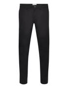 Bs Anton Slim Fit Chinos Bottoms Trousers Chinos Black Bruun & Stengade