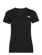 W S/S Simple Dome Tee Sport T-shirts & Tops Short-sleeved Black The North Face