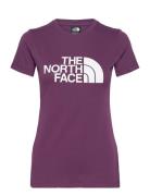 W S/S Easy Tee Sport T-shirts & Tops Short-sleeved Purple The North Face