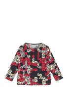 Ouli Pikkuinen Unikko I Tops T-shirts Long-sleeved T-Skjorte Multi/patterned Marimekko