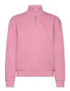 Everyday 1/4 Zip Tameless Rose Tops Sweatshirts & Hoodies Sweatshirts Pink LEVI´S Women