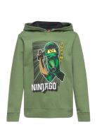 Lwstorm 616 - Sweatshirt Tops Sweatshirts & Hoodies Hoodies Green LEGO Kidswear