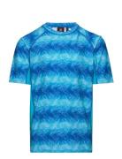 Lwalex 308 - Swim T-Shirt Ss Tops T-Kortærmet Skjorte Blue LEGO Kidswear