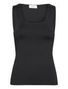 Vikenza U-Neck S/L Tank Top - Noos Tops T-shirts & Tops Sleeveless Black Vila