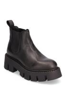 Cph135 Shoes Boots Ankle Boots Ankle Boots Flat Heel Black Copenhagen Studios