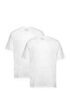 2 Pack Tee Tops T-Kortærmet Skjorte White Wrangler