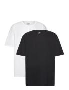 2 Pack Tee Tops T-Kortærmet Skjorte Black Wrangler