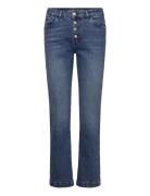 Mmashley Button Jeans Bottoms Jeans Straight-regular Blue MOS MOSH